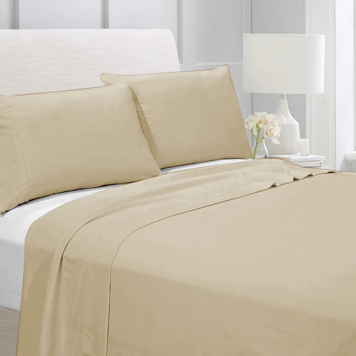 Buy 3 Piece Flat Sheet Set Super Soft Dk Phone Queen