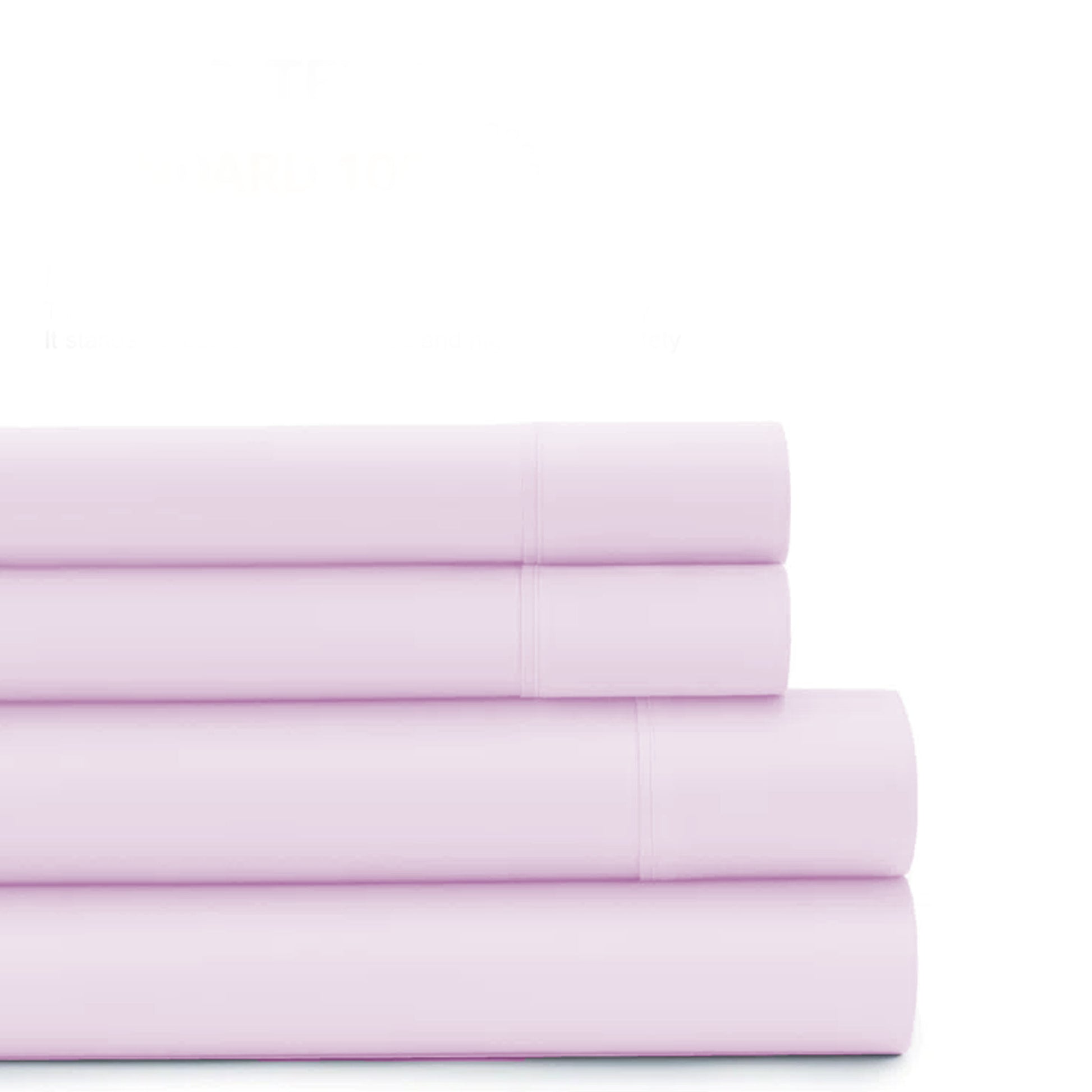 3 Piece Flat Sheet Set Super Soft Pink Super King Size 240x260