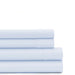 3 Piece Flat Sheet Set Super Soft Sky Blue Single Size 160x220