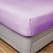 Fitted Sheet 100% Cotton (160 X 200 + 30 CM ) - Purple - Cotton Home