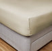 Fitted Sheet 100% Cotton (160 X 200 + 30 CM ) - Gold - Cotton Home