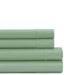 3 Piece Flat Sheet Set Super Soft Mint Green King Size