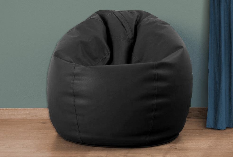 Kids Bean Bag D50x80 - Black - Cottonhome.ae