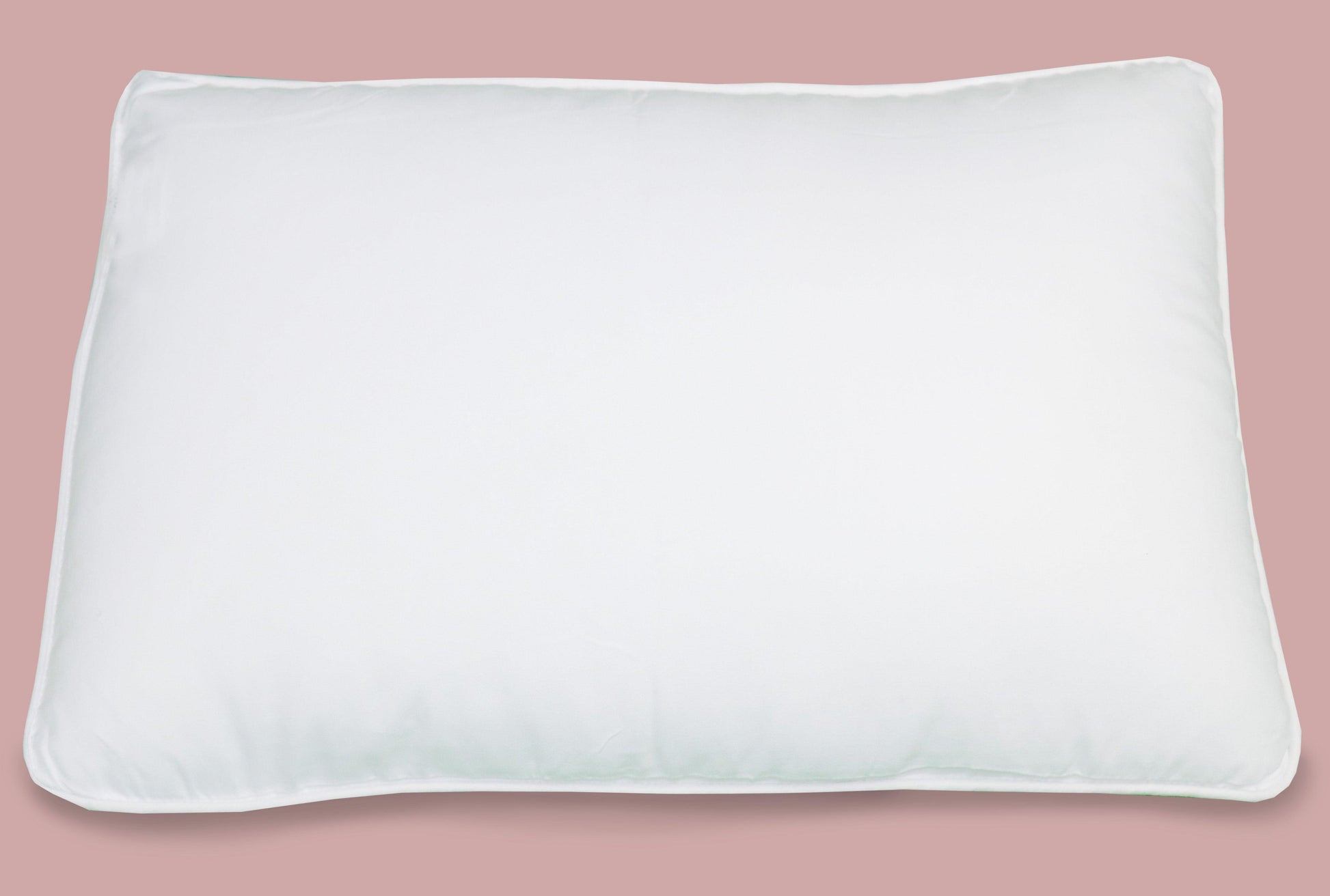 Pack of 2 White Cord Pressed Pillows Medium Hard - 50x75cm - Cottonhome.ae