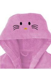 Kitty Embroidered Bathrobe for child