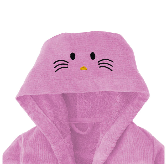 Kitty Embroidered Bathrobe for child