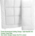 Mattress Topper 180x200+5cm - White - Cottonhome.ae