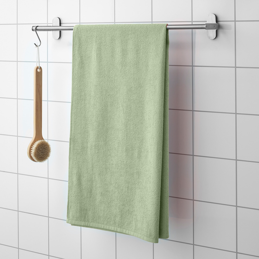 Mint Green 100% Cotton Bath Sheet 100x150cm 