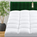 Mattress Topper Extra Thick 10cm - WHITE (160x200+10CM) - Cotton Home