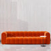 Yawalrack Modern Velvet Upholstered Sofa 3-Seater Sofa Luxury Sofa - Cottonhome.ae