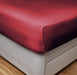 Fitted Sheet 100% Cotton (200 X 200 + 30 CM ) -Red - Cotton Home