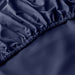 Fitted Sheet 100% Cotton (90 X 190 + 20 CM ) - Navy Blue - Cotton Home