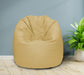 PU Leather Adult Bean Bag 62x105cm - Gold - Cottonhome.ae