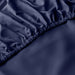 Fitted Sheet 100% Cotton (180 X 200 + 30 CM ) - Navy Blue - Cotton Home