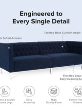 Wide Rolled Arm Lafron Sofa - Cotton Home