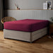 Fitted Sheet 100% Cotton (180 X 200 + 30 CM ) - Burgundy - Cotton Home