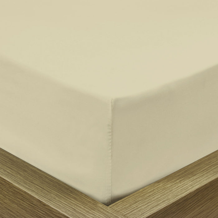 Rest Super soft Fitted sheet 90 X 20 + 20 CM-Beige - Cotton Home
