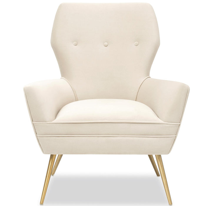 Paris Queen with Golden Brushed brass legs Chair - Cotton Home