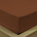REST 3PCS SET KING FITTED SHEET SUPER SOFT-BROWN - Cotton Home