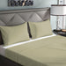 3 Piece Flat Sheet Set Super Soft Beige King Size 220x240 with 2 Pillow Case - Cotton Home