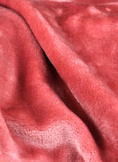 Soft Flannel Blanket Single Size 160x220cm Blush - Cotton Home