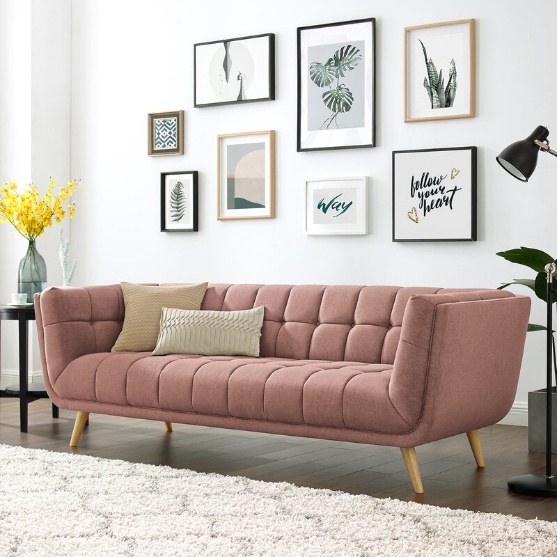 Ardith Wide Square Arm Sofa - Cotton Home
