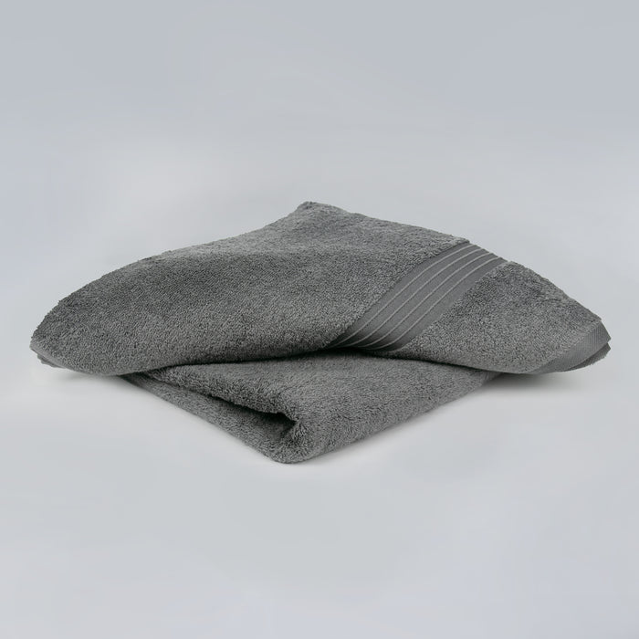 Premium Charcoal Pack of 2  600gsm High Quality Cotton Bath Towel 70x140cm