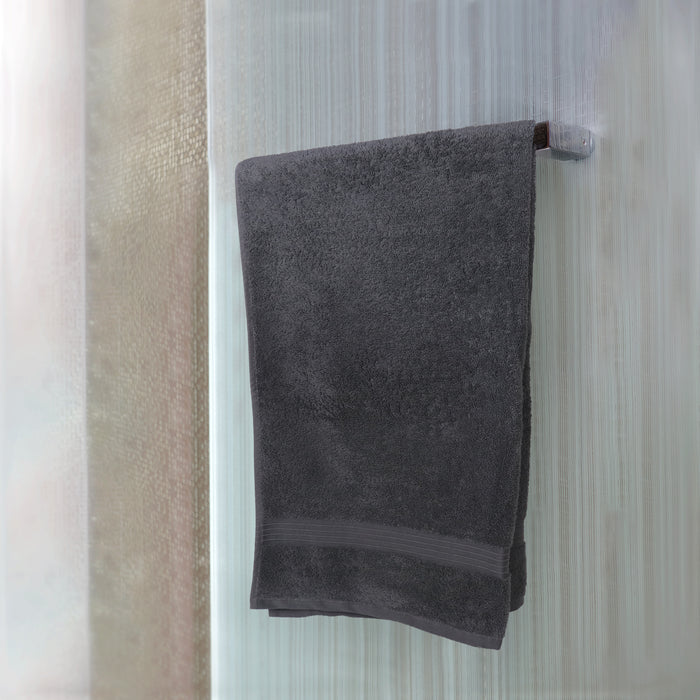 Cotton Bath Towel 70x140 CM 2 Piece Set, Charcoal