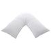 V Shape Pillow Cover - Standard Size - White - Cottonhome.ae