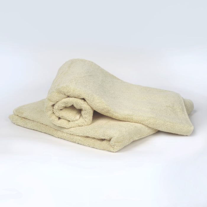 Premium Cream Pack of 2  600gsm High Quality Cotton Bath Towel 70x140cm