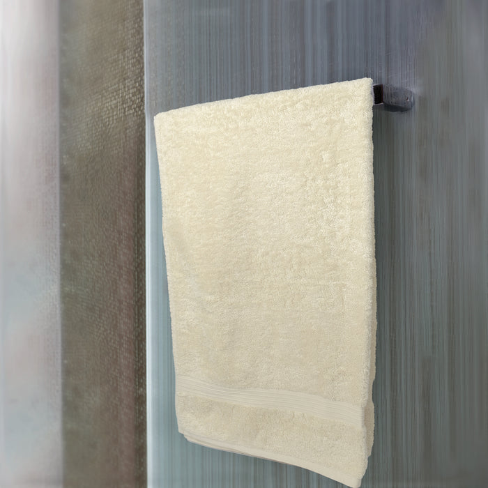 Premium Cream Pack of 2  600gsm High Quality Cotton Bath Towel 70x140cm