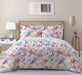 Buy 100% Cotton 3-Piece Printed Disty Comforter Set Single/Queen/King size - Red Floral
