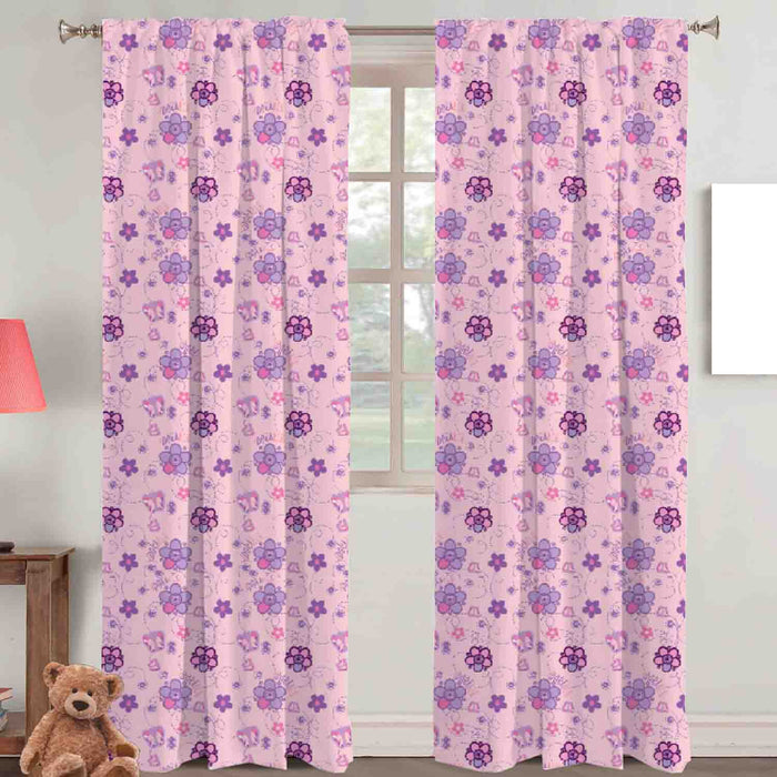 Kids Curtain - 2 pieces - 100% Cotton Printed - 140x240cm - Dora - Cotton Home, kids curtain