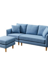 Tarclair Wide Reversible Sofa & Chaise with Ottoman - Cotton Home