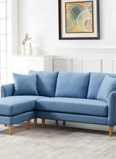 Tarclair Wide Reversible Sofa & Chaise with Ottoman - Cotton Home