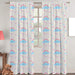 Kids Curtain - 2 pieces - 100% Cotton Printed - 140x240cm - Cloud - Cotton Home, 100% cotton kids curtain