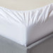 Rest 100% cotton Fitted sheet 200 X 200 + 30 CM-WHITE - Cotton Home