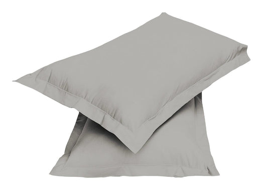 2 Pc Pillow Case 50x75CM  - Grey