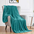 Soft Flannel Blanket Single Size 160x220cm Green