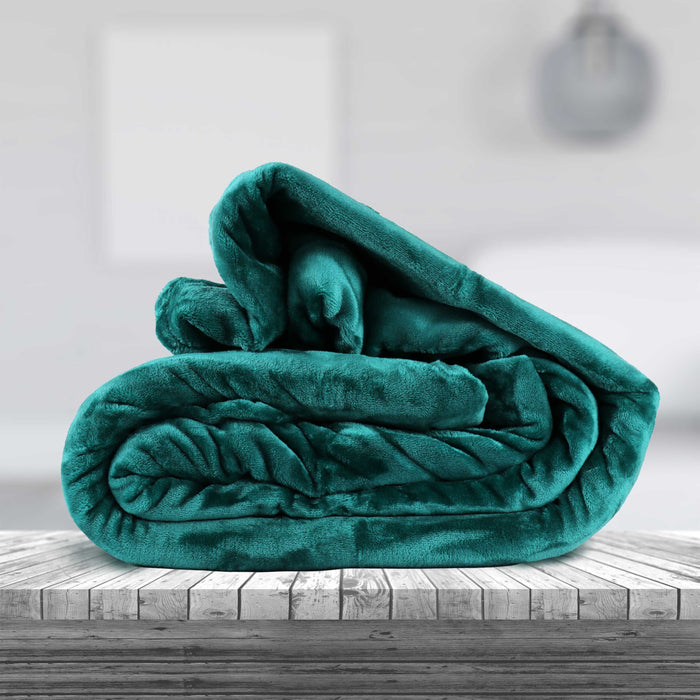 High Quality Green Single Size Blanket 160x220cm Soft Flannel Blanket Suitable for All Seasons it is Warm Throw Blanket for Bedroom, Couch Sofa, Living Room, Fashion Sofa Bedding, Car, Sofa Recliner