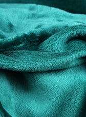 Soft Flannel Blanket Double Size 220x240cm Green - Cotton Home