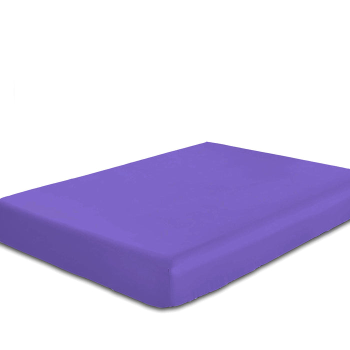 Best Super Soft Light Purple fitted sheet 90x200 