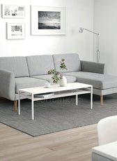 Embolden 3- Seater Chaise Longue Fabric Sofa L161cm x W246cm x H67cm Light Grey - Cotton Home