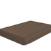 Rest Super Soft Double Flat Sheet 200x220cm-Khaki - Cotton Home