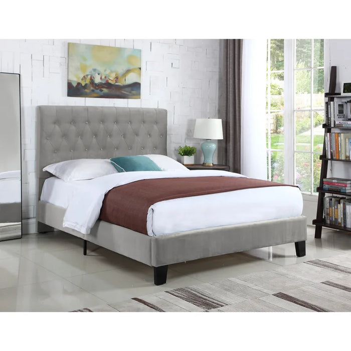 Yarad Tufted Upholstered Low Profile Standard Bed - Cotton Home