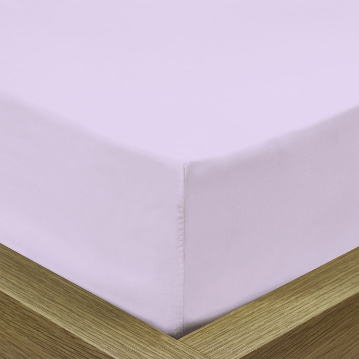 Rest Super Soft Queen Flat Sheet 220x240cm-Lt Purple - Cotton Home