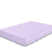Rest Super Soft Queen Flat Sheet 220x240cm-Lt Purple - Cotton Home