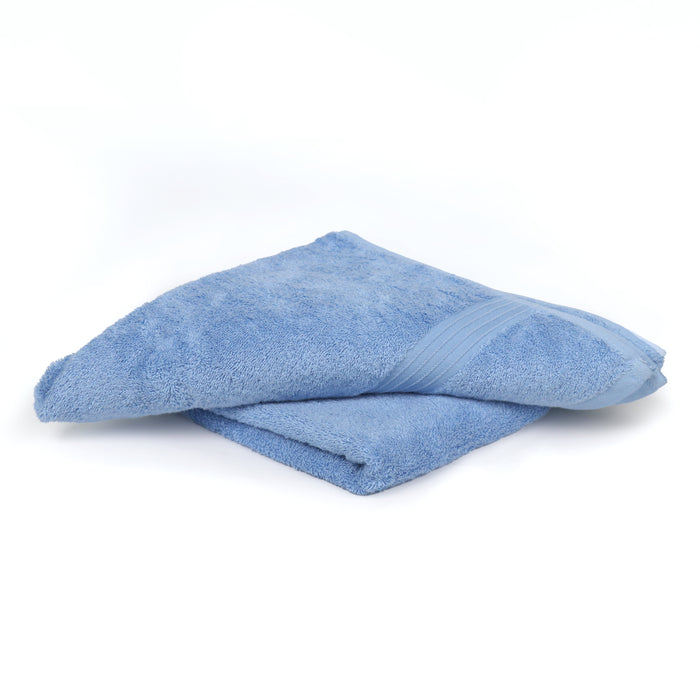 Premium Light Blue Pack of 2  600gsm High Quality Cotton Bath Towel 70x140cm