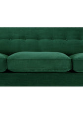 Lomonaco Mid-Century Modern Classic Velvet Square Arm Sofa - Cotton Home