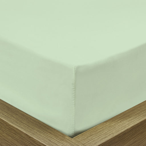Rest Super Soft Double Flat Sheet 200x220cm-Mint Green - Cotton Home